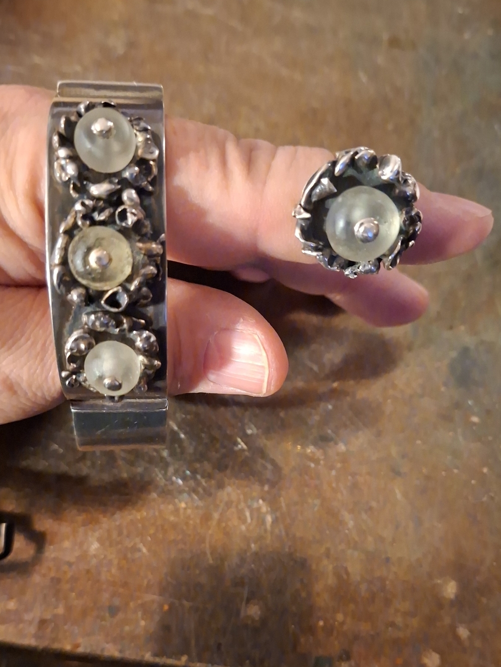 Vintage GOGO Ferguson " From The Sea" Collection Bracelet & Ring